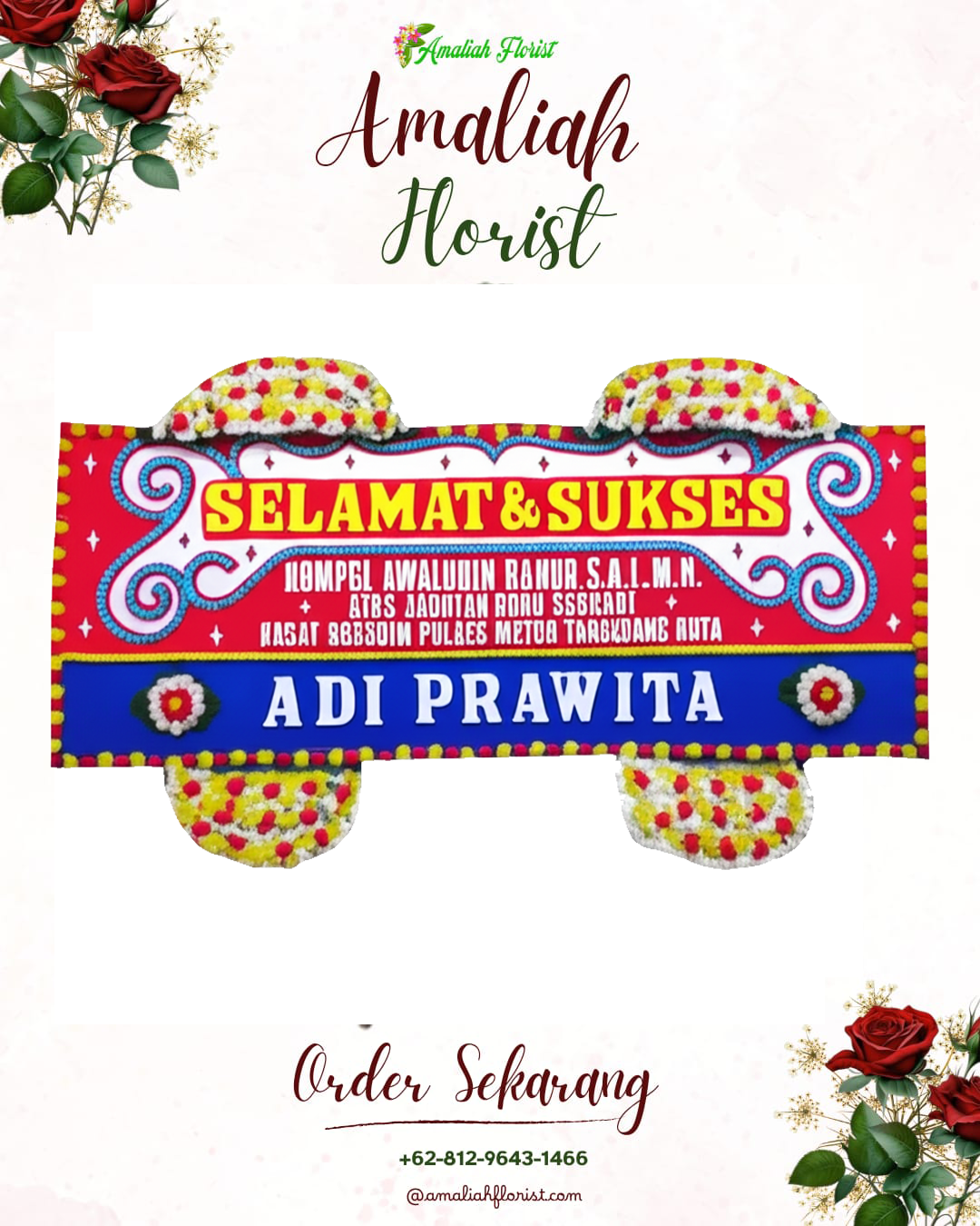 Papan Bunga Ucapan Selamat Soreang
