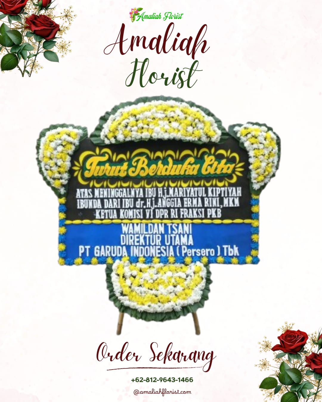 Papan Bunga Duka Soreang